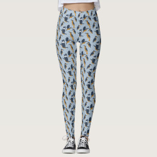 Leggings Para los amantes de las aves, simpáticos pescador