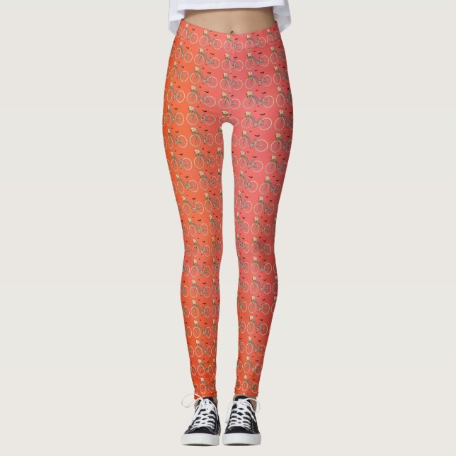 Leggings para mujeres en bicicleta (Anverso)