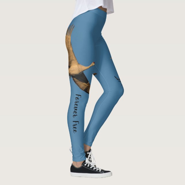 Leggings Para Siempre Grúa Libre En El Vuelo Personaliza El (Derecha)