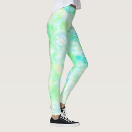 Leggings Paracaidilla verde azul Aquamarine