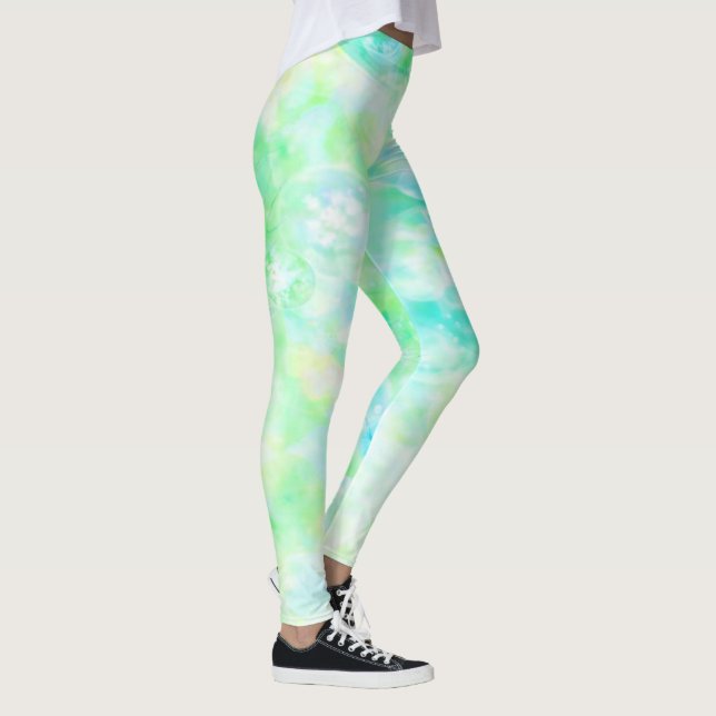 Leggings Paracaidilla verde azul Aquamarine (Derecha)