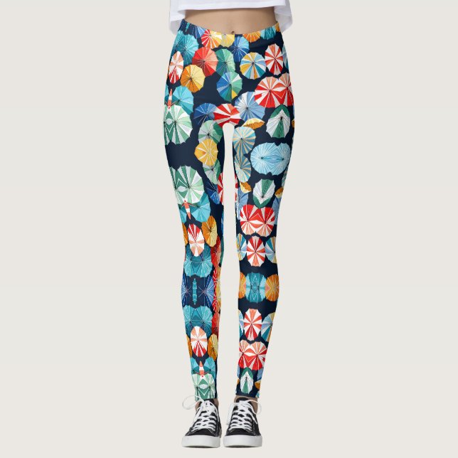 Leggings Paraguas coloridos (Anverso)