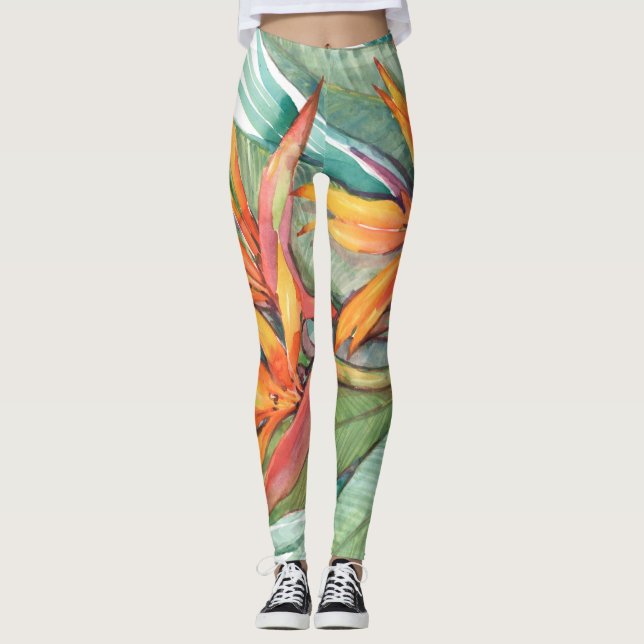 Leggings Paraíso botánico tropical II (Anverso)