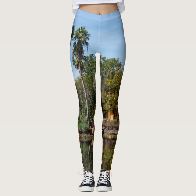 Leggings Paraíso de las manantiales tropicales (Anverso)