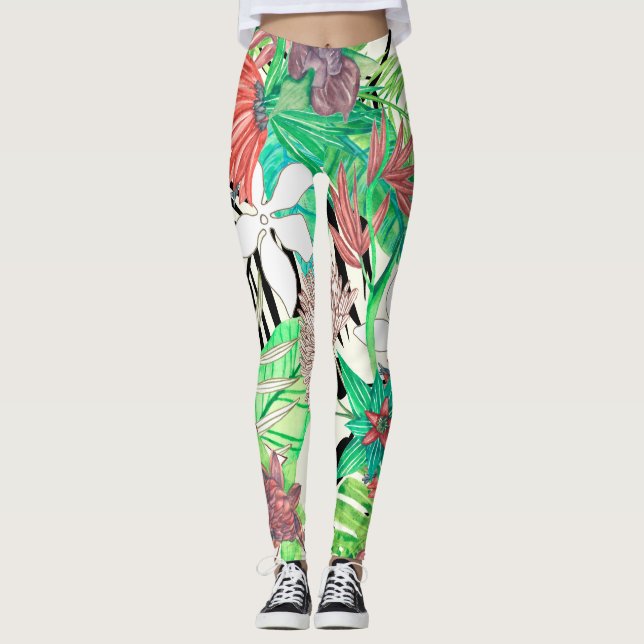 Leggings Paraíso floral II (Anverso)