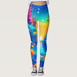 Leggings Paraíso Subacuático Vibrante Encontrado