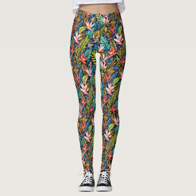 Leggings Paraíso tropical (Anverso)