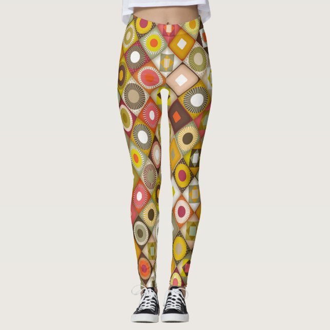 Leggings parava retro diagonal (Anverso)