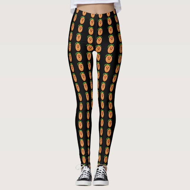 Leggings Parche de calabaza (Anverso)