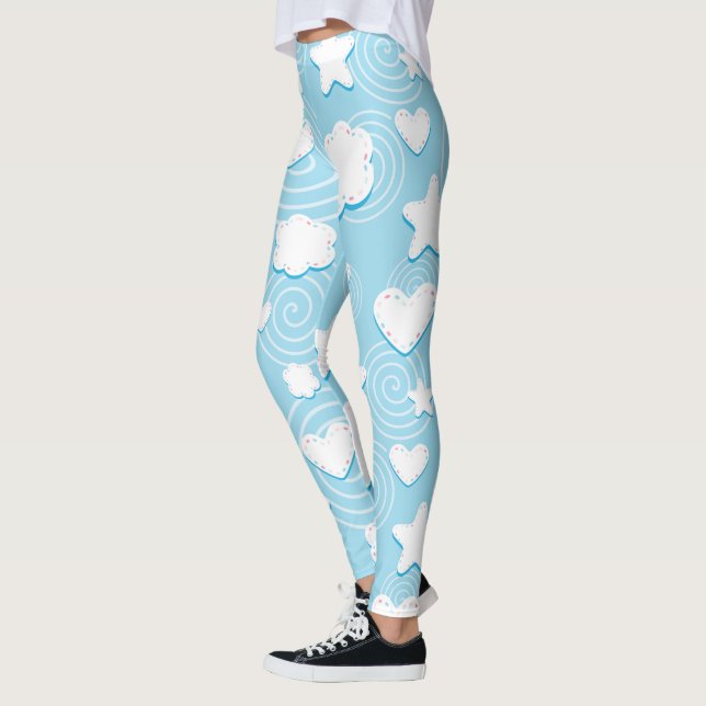 Leggings Parche De Corazones Y Estrellas (Izquierda)