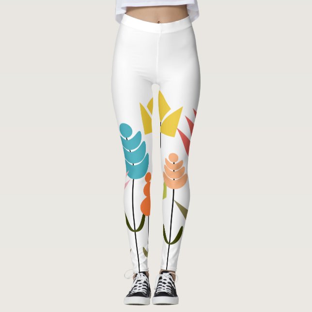 Leggings Parche de flores (Anverso)