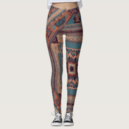 Leggings "Parche de rodilla izquierda" sarong al estilo sur