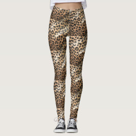 LEGGINGS PARCHE LEOPARDE