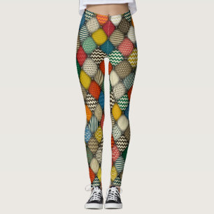 Leggings parches retro