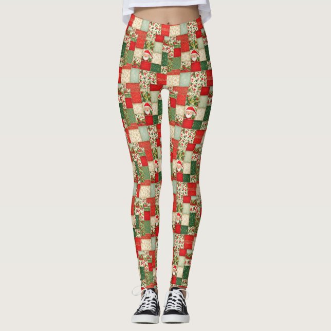 Leggings Parchwork de navidades (Anverso)