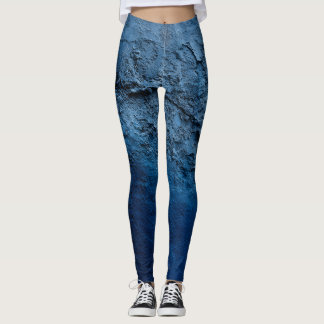 Leggings pared pintada de azul