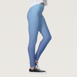 Leggings Paredes de degradado azul<br><div class="desc">Ver mi tienda para otros artículos con este diseño.</div>
