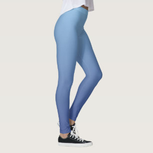 Leggings Paredes de degradado azul