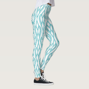 Leggings Paredes de flores Art Deco