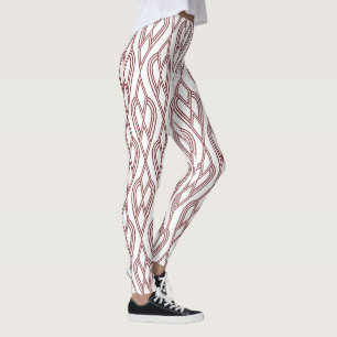 Leggings Paredes de flores Art Deco