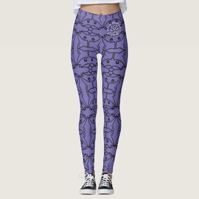 Leggings Paredes de mapache (Anverso)