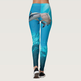 Leggings Pareja de tiburones de arrecife