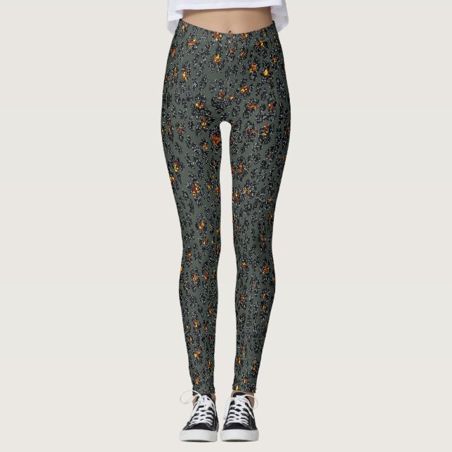 Leggings Parkle leopardo (oscuro) (Anverso)