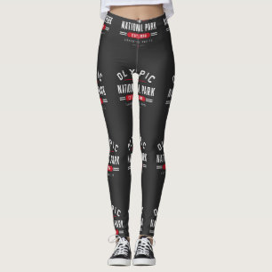 Leggings Parque Nacional Olímpico Est 1938 Aventura Vintage