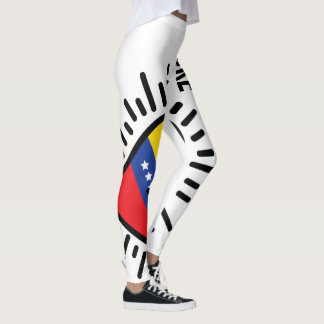 Leggings paseo con su corazón venezolano