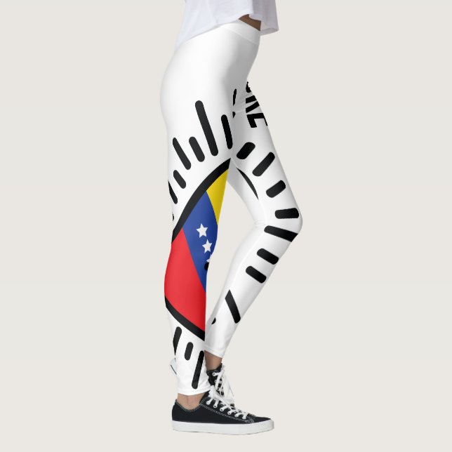 Leggings paseo con su corazón venezolano (Derecha)