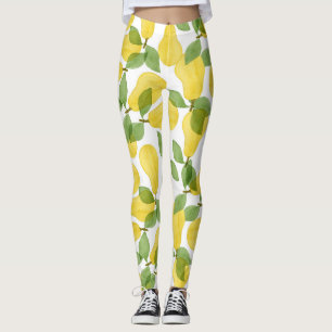 Leggings Pases de acuarela: Patrón pintado a mano