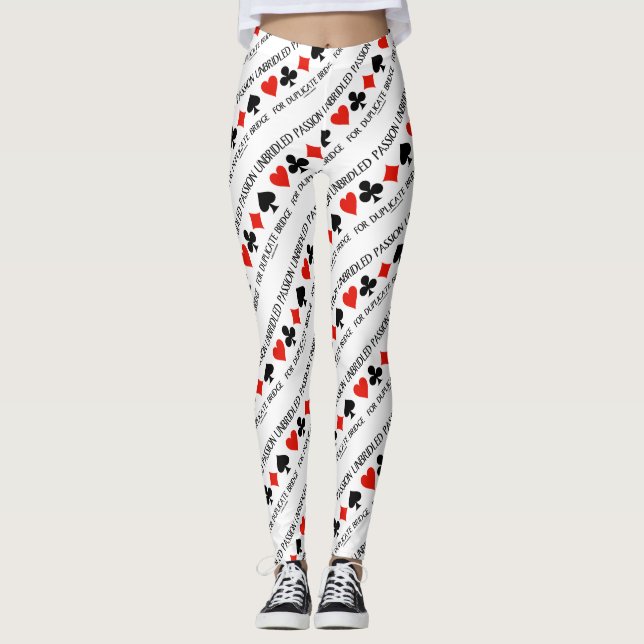 Leggings Pasión Desenfrenada Para Los Soportes De Tarjeta D (Anverso)