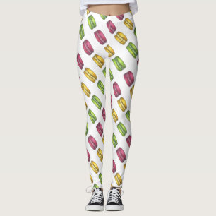 Leggings Pastel amarillo rosa Macaron Macarons Cocinas