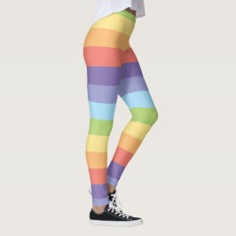 Leggings Pastel arcoíris rayales Orgullo Gay