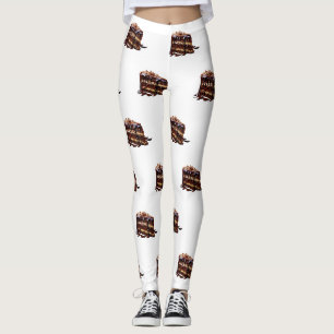 Leggings Pastel de chocolate de varias capas indulgente de