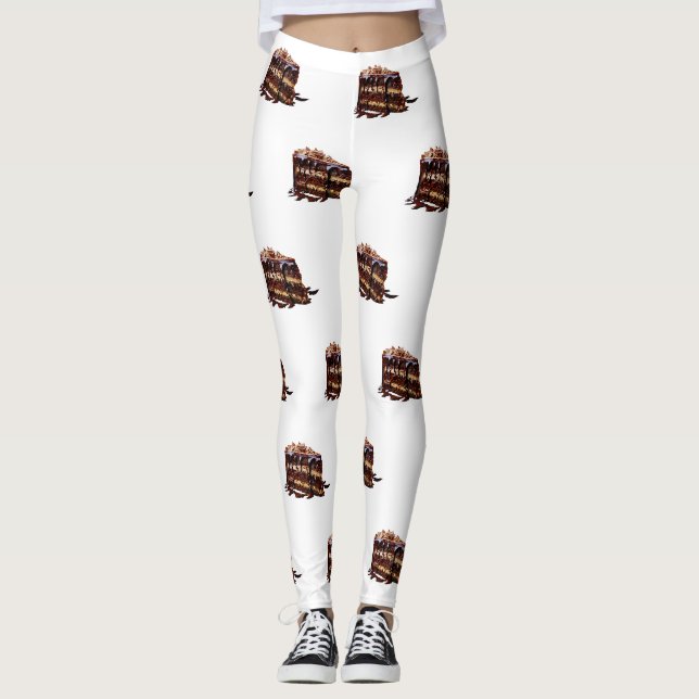 Leggings Pastel de chocolate de varias capas indulgente de  (Anverso)