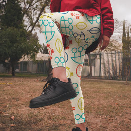 Leggings Pastel de estilo vintage