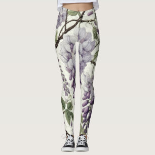 Leggings Pastel duro dibujando histeria púrpura