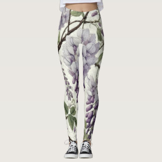 Leggings Pastel duro dibujando histeria púrpura