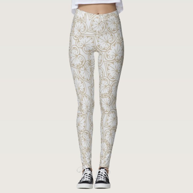 Leggings Pastel Esquema Floral Leyendas (Anverso)