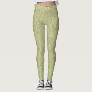 Leggings Pastel,Leyendas de diseño foral contemporáneas
