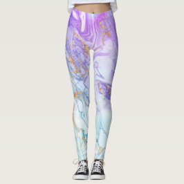 Leggings Pastel Marble