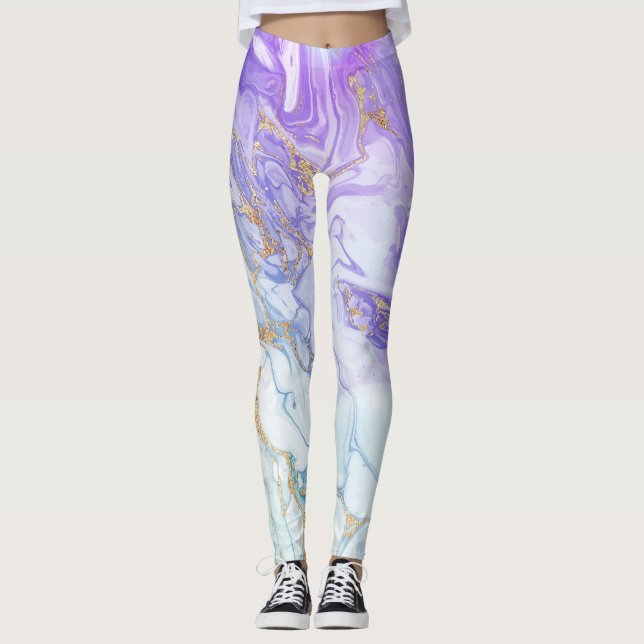 Leggings Pastel Marble (Anverso)