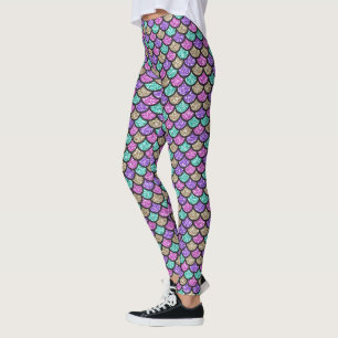 Leggings Pastel Mermaid Scales