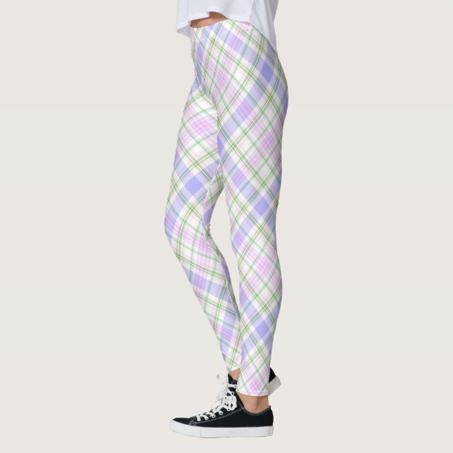 Leggings Pastel morado y rosado (Izquierda)