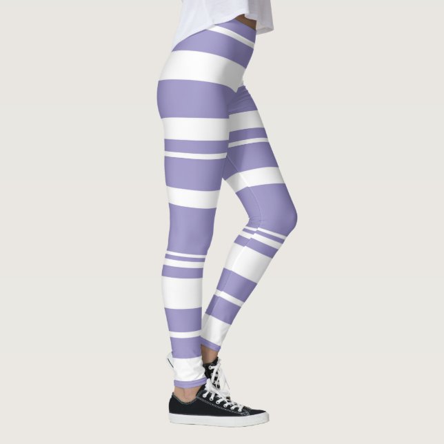 Leggings Pastel Pale Lavender Purple Resumen Arte (Derecha)