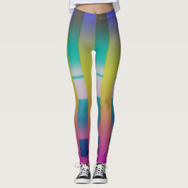 Leggings Pastel Peacock