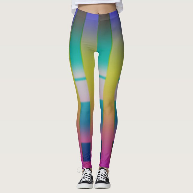 Leggings Pastel Peacock (Anverso)