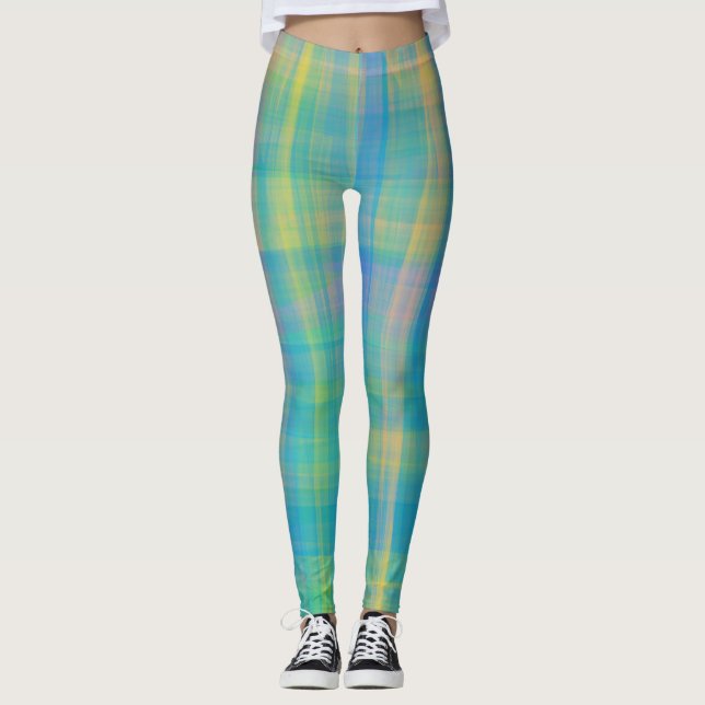 Leggings Pastel Plaid (Anverso)