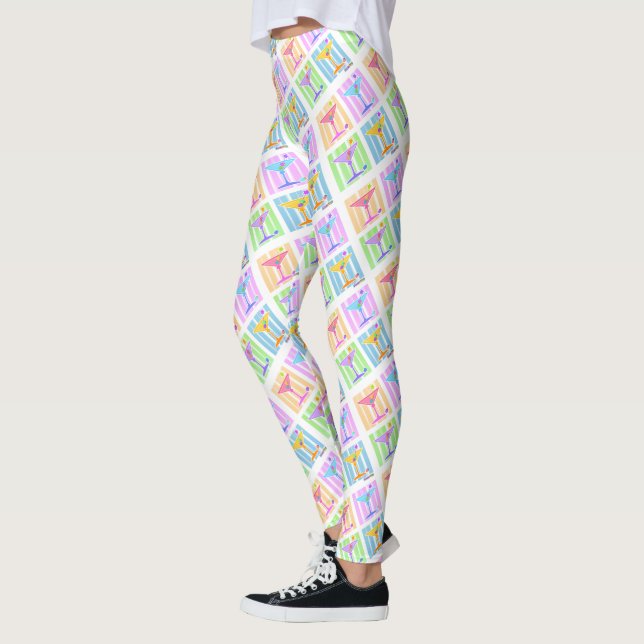 LEGGINGS PASTEL POP ART MARTINIS (Izquierda)